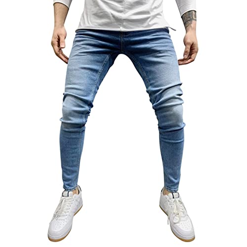 Herren Jeans Noah - Sweathose in Jeansoptik - Männer Jogging Jeans Slim Fitness von Generic