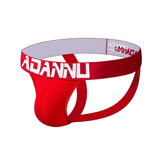 Herren Jocks Men String Tanga Jocks Stretch Tanga Slip Männer Unterwäsche Jockstraps Sport Tangaslip Sportunterwäsche Low-Rise Rot M Herren Jocks Men String Tanga Jocks Stretch Tanga Slip Männer Unterwäsche Jockstraps Sport Tangaslip Sportunterwäsche Low-Rise Rot M von Generic