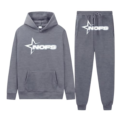 Herren Jogginganzug Trainingsanzug Damen Sportanzug Corteiz 2 Piece Hoodie Sporthose Unisex Anzug Tracksuit Atmungsaktiv und Komfortabel Kapuzenpullover Jogginghose Sweatshirt Casual Hoodie Hose von Generic