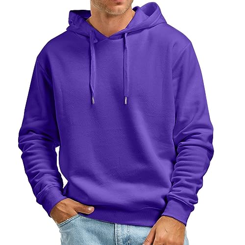 Herren Kapuzenpullover Sweatjacke Sweatshirt Farbvarianten Kapuzenjacke Kapuzenpulli mit Reißverschluss Langarm Hoodie Sport Style Casual Fitness Training Basic von Generic