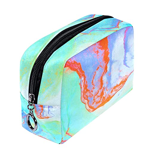 Herren Kulturbeutel, Reise Kulturbeutel, Dopp Kit für Männer, Reise Badezimmer Tasche Herren Rasierset, Reise Kit Kleine Taschen für Männer,Abstraktes Farben Kunst Muster Marmor Grün Blau von Generic