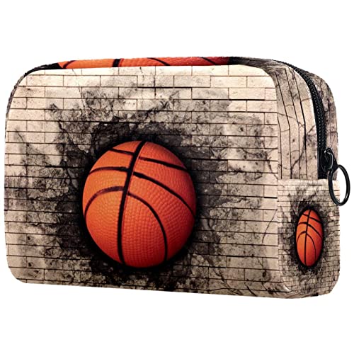 Herren Kulturbeutel, Reise Kulturbeutel, Dopp Kit für Männer, Reise Badezimmer Tasche Herren Rasierset, Reise Kit Kleine Taschen für Männer,Basketballwand von Generic