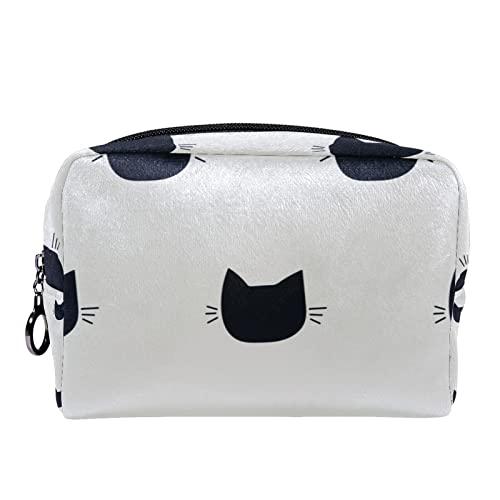 Herren Kulturbeutel, Reise Kulturbeutel, Dopp Kit für Männer, Reise Badezimmer Tasche Herren Rasierset, Reise Kit Kleine Taschen für Männer,Cartoon Schwarze Katze Tier von Generic