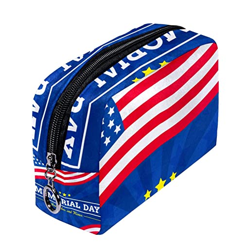 Herren Kulturbeutel, Reise Kulturbeutel, Dopp Kit für Männer, Reise Badezimmer Tasche Herren Rasierset, Reise Kit Kleine Taschen für Männer,Memorial Day Usa Flagge von Generic