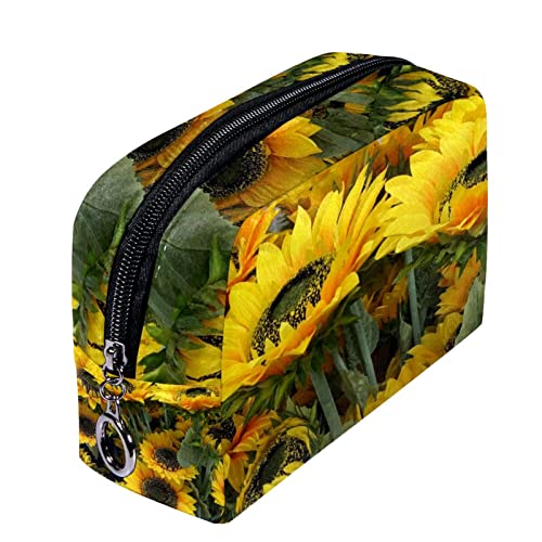 Herren Kulturbeutel, Reise Kulturbeutel, Dopp Kit für Männer, Reise Badezimmer Tasche Herren Rasierset, Reise Kit Kleine Taschen für Männer,Sonnenblume von Generic