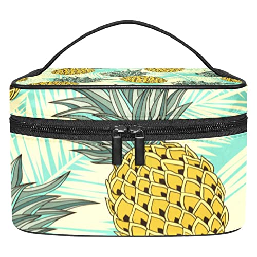 Herren Kulturbeutel, Reise Kulturbeutel, Dopp Kit für Männer, Reise Badezimmer Tasche Herren Rasierset, Reise Kit Kleine Taschen für Männer,Tropische Frucht Ananas Blätter von Generic