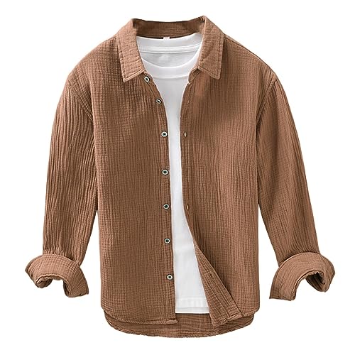 Herren Langarmhemden Entspannte Fit -knopf -down -LTE -t -Shirts Atmungsaktiven Schnellen, von Generic