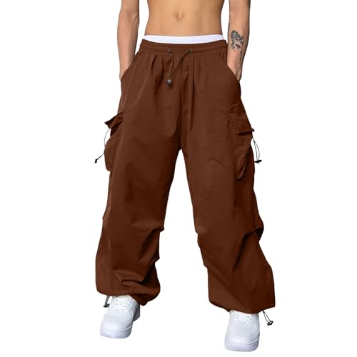 Herren Leinenhose Lang - Sommer Stoffhose mit Gummizug Mittelalterliche Lockere Freizeithosen Baggy Cargo Hosen Baumwolle Elastische Taille Sommer Cargo Hosen Stoffhose Herren Elegant von Generic