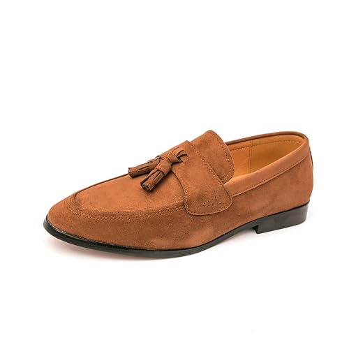 Herren Loafers Slip on Schuhe Quaste Fahren Anzug Casual Penny Loafers Für Männer,Braun,39 EU Herren Loafers Slip on Schuhe Quaste Fahren Anzug Casual Penny Loafers Für Männer,Braun,39 EU von Generic
