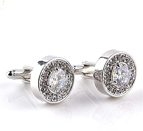 Herren Manschettenknöpfe Strass Manschettenknöpfe für Anzug Hemd Manschettenknöpfe Hochzeit Valentinstag Festival Geburtstag Jahrestag Abschlussgeschenk Professionell und attraktiv von Generic