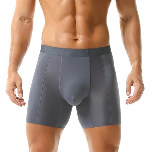 Herren Modal Unterwäsche Nahtlose Langes Bein Boxershorts Anti Chafing Unterhosen Atmungsaktiv Breiter Bund Gummibund Weich Retroshorts Sport 2er Pack Herren Modal Unterwäsche Nahtlose Langes Bein Boxershorts Anti Chafing Unterhosen Atmungsaktiv Breiter Bund Gummibund Weich Retroshorts Sport 2er Pack von Generic