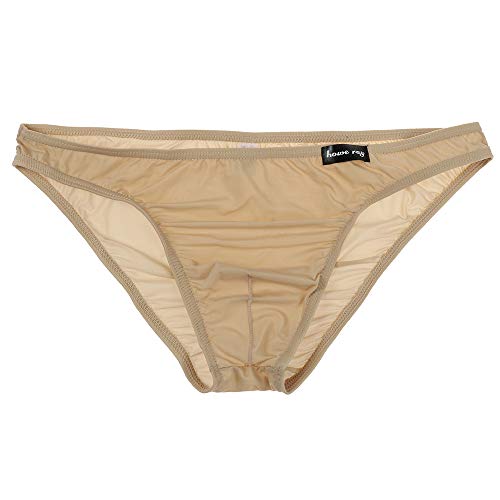 Herren Netz Slips Mesh Boxershorts für Männer Sexy Unterwäsche Sport Boxershorts Trunks Stretch Bequem Unterhose Slip Herren String Tanga Khaki XXL Herren Netz Slips Mesh Boxershorts für Männer Sexy Unterwäsche Sport Boxershorts Trunks Stretch Bequem Unterhose Slip Herren String Tanga Khaki XXL von Generic
