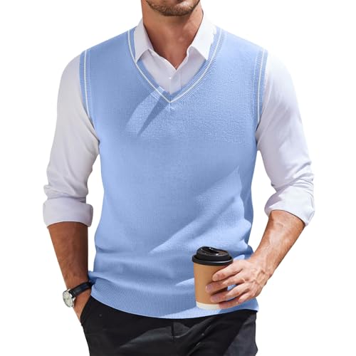 Herren Oberteile Elegant Trachtenwesten+Für+Herren Herren Pullover V-Ausschnitt Pullover Herren Zopfmuster Strick Herren Pullover V Ausschnitt Pullover Herren Pullover Herren Baumwolle von Generic