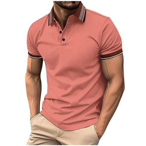 Herren Polohemd Regular Stretch Poloshirt Kurzarm Fitness Sportshirt Slim Fit Workout T Shirt Basic Sportstyle Outdoorshirt Casual Atmungsaktiv Wandershirt Komfortables Sweatshirt Herren Polohemd Regular Stretch Poloshirt Kurzarm Fitness Sportshirt Slim Fit Workout T Shirt Basic Sportstyle Outdoorshirt Casual Atmungsaktiv Wandershirt Komfortables Sweatshirt von Generic