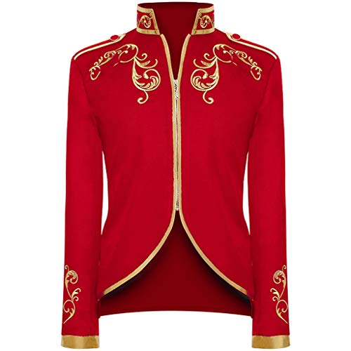 Herren Prinz Kostüm Blazer Gothic Steampunk Frack Mantel Männer Smoking Festlich Anzug Mittelalter Viktorianischen Retro Jacke Herren Prinz Kostüm Blazer Gothic Steampunk Frack Mantel Männer Smoking Festlich Anzug Mittelalter Viktorianischen Retro Jacke von Generic