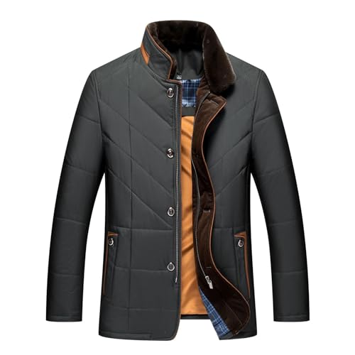 Herren Pufferjacke,Metall Glänzende Daunenjacke Durchgehendem Reißverschluss Herren Trenchcoat Fleecefutter mit Kapuze Outdoorjacke Wanderjacke Große Größen Outdoor Parker Jacken Herren Pufferjacke,Metall Glänzende Daunenjacke Durchgehendem Reißverschluss Herren Trenchcoat Fleecefutter mit Kapuze Outdoorjacke Wanderjacke Große Größen Outdoor Parker Jacken von Generic