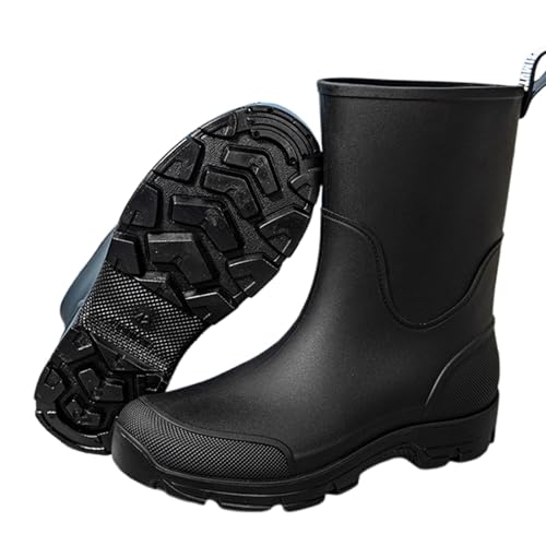 Herren Regenstiefel Outdoor Wanderschuhe Slip Low Heel Ganzjahres-Campingstiefel zum Wandern Angeln Basketball Schuhe Herren 43 von Generic