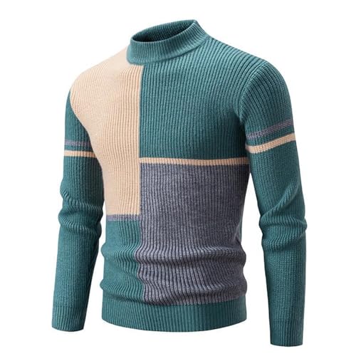 Herren Rollkragenpullover Baumwolle, Pullover Herren Winter Strickpullover Winterpullover Turtleneck Pulli Arbeitspullover Warm Langarmshirt Elastisch Arbeitspullover Winter Warm Sweatshirt von Generic