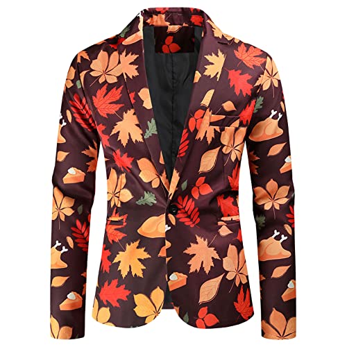 Herren Sakko Glitzer Pailletten Anzugjacke Slim Fit Herrenmode Anzug Silvester Party Kleidung Herren FaschingskostüMe Elegant Mantel Valentinstag Blazer Geschenk Herren Outerwear Jacken-Blazer von Generic