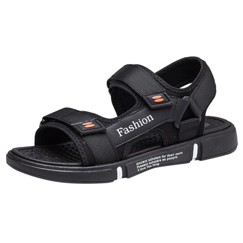 Herren Sandalen Paar-Stil Sommer Trend Sport Freizeit Outdoor Strandschuhe rutschfest bequem atmungsaktiv leicht (White, 37) von Generic