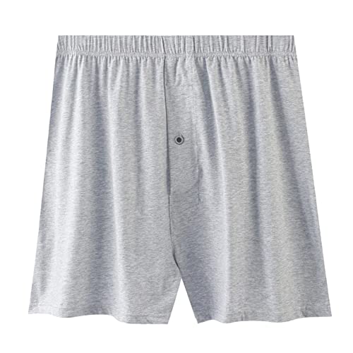 Herren Schlafanzughose Kurz Baumwolle Bermuda Schlafshorts Pyjamahose Shorty Sommer Sleephose Freizeithose für Männer Pyjamahose für von Generic