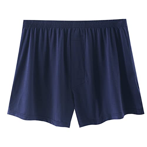 Herren Schlafanzughose Kurz Pyjamahose Schlafshorts Freizeithose Sommer Nachtwäsche Schlafhose Weich Shorts Sleephose Für Männer Shorty Schlafanzugshorts Seitentaschen Mit Taschen Pyjamahose von Generic