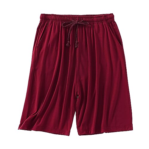 Herren Schlafanzughosen Kurz Pyjamahose Sommer Nachtwäsche Shorts Pyjamahose für von Generic