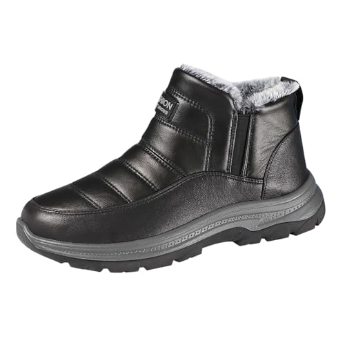Herren Schuhe Leicht Schneeschuhe Kurzschaft Gefüttert Stiefeletten Schneeschuhe Warm Wasserdicht Kurzschaft Stiefeletten Wanderstiefel Wanderstiefel Wasserdicht Winterschuhe Boots von Generic