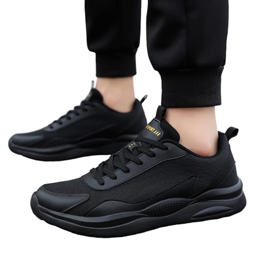 Herren Schuhe Sneakers, Laufschuhe Herren Running, Turnschuhe Mit Luftpolster Halbschuhe Mit Elastische Schnürsenkel Fashion Leicht Joggingschuhe rutschfeste Trainingsschuhe Freizeit Wanderschuhe von Generic
