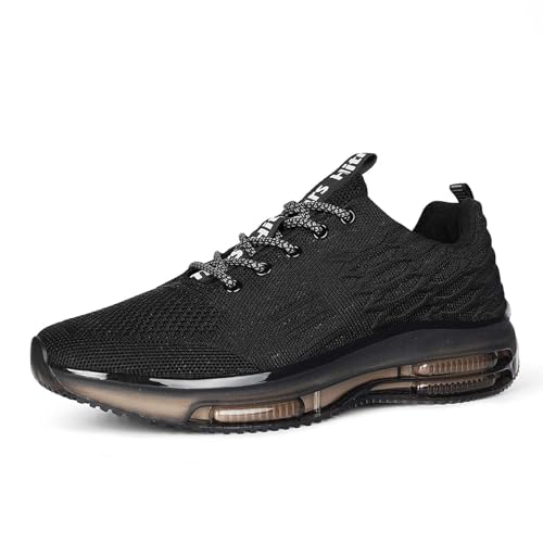Herren Schuhe Sneakers, Running Schuhe Herren, Turnschuhe Mit Luftpolster Straßenschuhe Halbschuhe Mit Schnürsenkel Mesh Classic Joggingschuhe rutschfeste Trainingsschuhe Casual Wanderschuhe von Generic