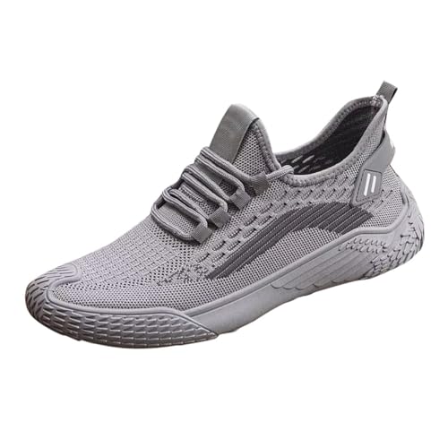 Herren Schuhe Sneakers, Sport Shoes for Men, Turnschuhe Mit Luftpolster Halbschuhe Mit Elastische Schnürsenkel Fashion Leichtgewichts Joggingschuhe rutschfeste Straßenschuhe Freizeit Wanderschuhe von Generic