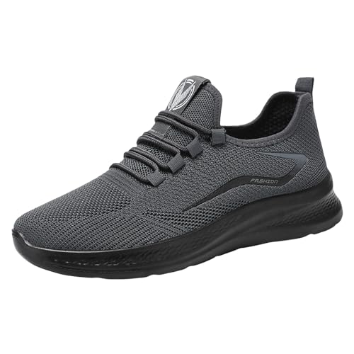 Herren Schuhe Sneakers Mit Schnürsenkel, Sports Shoes for Men, Turnschuhe Luftpolster Shoes Sportlichen Halbschuhe Fashion Leichtgewichts Joggingschuhe rutschfeste Arbeitsschuhe Casual Wanderschuhe von Generic