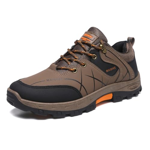 Herren Schuhe für Running Leichte, Sportlich Herren Wanderschuhe Bequem, Casual Sneakers Atmungsaktive für Jogging Trekking Outdoor Trendy Trekkingschuhe für Bergen und Felsen Turnschuhe Bergschuhe von Generic