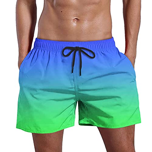 Herren Shorts Lässige Herren-Shorts Swim Shorts Herren Kurz Short Boardshorts Sporthose Kurz Shorts Sportshorts Türkis 3XL von Generic