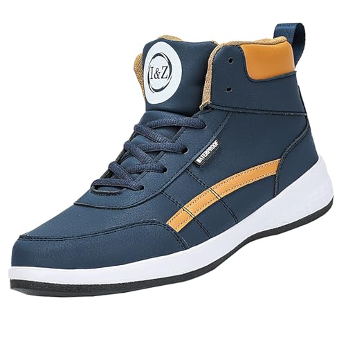 Herren Sneaker Trekkingschuhe Mit Erhöhungen rutschfeste Freizeitschuhe Sportschuhe Invisible Height Increased rutschfest Lightweight Canvas Sneaker Atmungsaktiv Atmungsaktiv Breathable Walkingschuhe von Generic