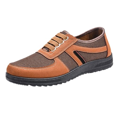 Herren Sneaker Turnschuhe Breathable Sneaker Sportschuhe Invisible Height Increased Bootsschuhe Weiche Sohle Orthopädische Stoffschuhe Fitnessschuhe Fitness Driving Penny Schuhe von Generic