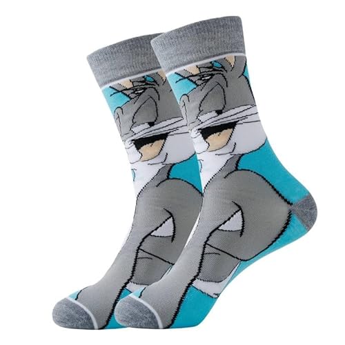Herren Socken mit Cartoon-Charakteren, Einheitsgröße, Größe 40–46, B Bunny, 6-11 Herren Socken mit Cartoon-Charakteren, Einheitsgröße, Größe 40–46, B Bunny, 6-11 von Generic