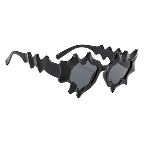 Herren-Sonnenbrille, Partybrille, dekorativ, trendige Sonnenbrille für Outdoor-Sportarten, modische Sonnenbrille UV400 für Männer, Brille, Schwarz , Se référer au descriptif von Generic