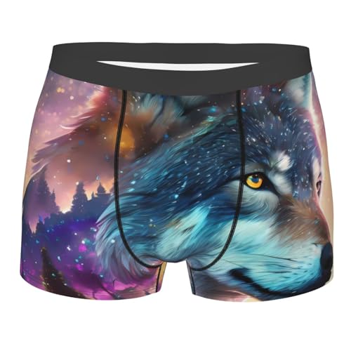 Herren Unterhosen Plantage Wölfe König Boxershorts Bequem Weiche Retroshorts Für Sommer Sport Den Täglichen XL von Generic