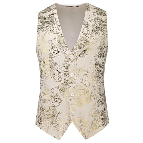 Herren Weste Sommer Leicht Elegant - Anzugwesten Für Herren Große Größen Hochzeitsweste Blau Smoking Regular Fit Baumwolleweste Elegant Westen Business Partyweste Freizeitwesten Ärmellose Jacke von Generic