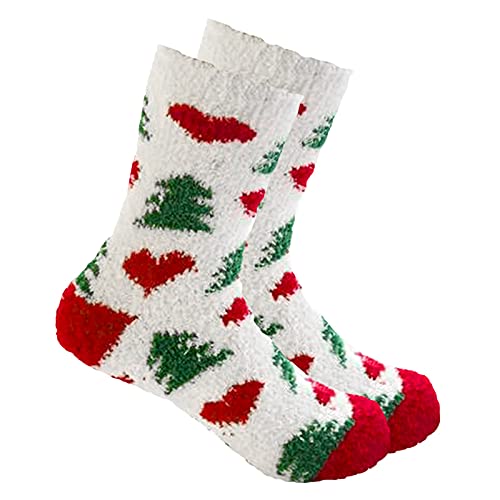 Herren und Damen Grinch Baumwolle Socken Packung Weihnachtssöckchen, Grinch Baumwolle Socken, Bunte Gemusterte Weihnachtssocken für Herren und Damen von Generic