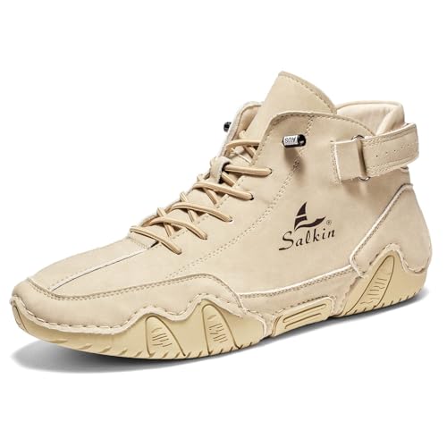 Herrenmode Lässig Bequeme High Top Stiefeletten Outdoor Sneakers Herrenstiefel Schuhe Wasserdicht Herren 45 Camp Herren Schuhe 40 von Generic