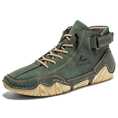 Herrenmode Lässig Bequeme High Top Stiefeletten Outdoor Sneakers Herrenstiefel Schuhe Wasserdicht Herren 45 Camp Herren Schuhe 40 von Generic