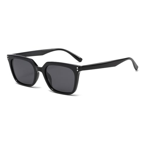 Herrenmode Polarisierte Quadratische Sonnenbrille Mit Kleinem Rahmen Damen Outdoor Autofahren Pendeln Sonnenbrille(Black) von Generic