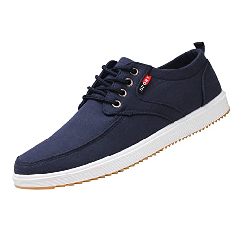Herrenschuhe Mode Segeltuchschuhe mit hohen Sohlen Herren Segeltuchschuhe Sport Freizeitschuhe für Männer Herren Hohe Sneaker Winter Schuhe Herren 48 Winter von Generic