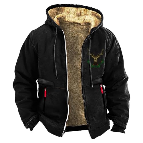 Heute 2024 April Shorts Herren Winter Fleece Warm Wasserdicht Jacke Winterjacke Übergangsjacke Vintage Windbreaker Winterjacke Stehkragen Motorrad Militär Fliegerjacke Heute 2024 April Shorts Herren Winter Fleece Warm Wasserdicht Jacke Winterjacke Übergangsjacke Vintage Windbreaker Winterjacke Stehkragen Motorrad Militär Fliegerjacke von Generic