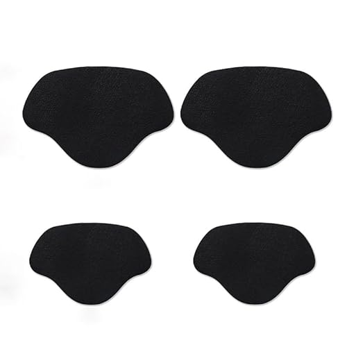 High Heels Ferse Reparatur Subvention, Outdoor-Turnschuhe Selbstklebende Schuhe Innen Aufkleber, Mehrfarbig Optional(Black,1 pair) von Generic