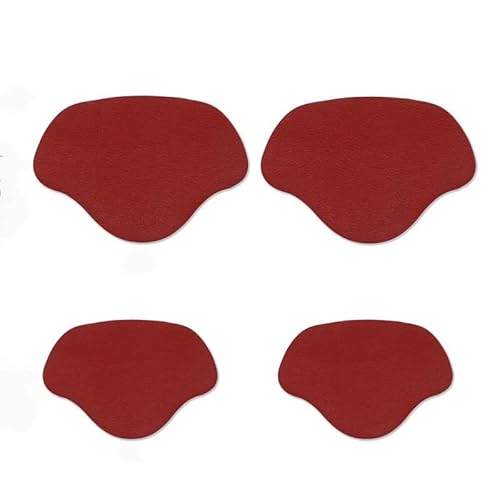 High Heels Ferse Reparatur Subvention, Outdoor-Turnschuhe Selbstklebende Schuhe Innen Aufkleber, Mehrfarbig Optional(Burgundy,2 pair) von Generic