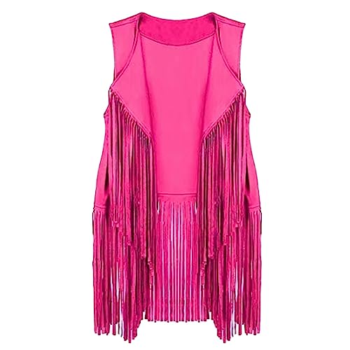 Hippie Kleidung Damen Fransen ärmellos Hippie Kostüm Damen Weste 60er 70er Jahre Bekleidung Damen Mädchen Disco Outfit Braun Fransenweste Damen Hippie Bolero Karneval Faschingskostüme Hippie Kleidung Damen Fransen ärmellos Hippie Kostüm Damen Weste 60er 70er Jahre Bekleidung Damen Mädchen Disco Outfit Braun Fransenweste Damen Hippie Bolero Karneval Faschingskostüme von Generic