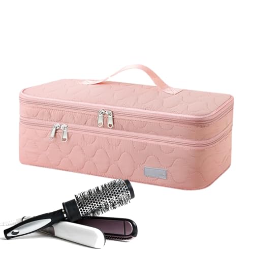 Hitzebeständige Reisetasche Für Haarwerkzeuge - Haartrockner- Und Lockenstab-Organizer | Lockenstab-Organisationstasche Für Reisen, Urlaub Für Freundinnen, Töchter, Ehefrauen Und Freunde von Generic